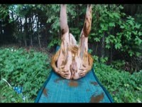 Scat Fetish Porn Film &ndash; Pale teen with thick thighs sunbathes while rubbing poop